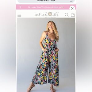 Natural Life Chelsea Jumpsuit- size XL new with tags